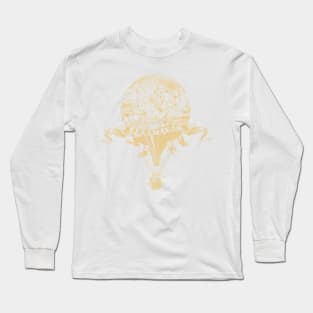 steampunk hot air balloon Long Sleeve T-Shirt